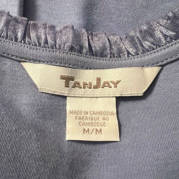 3‎ for $30! Tan Jay blue v neck T shirt. Size medium - Picture 3 of 7